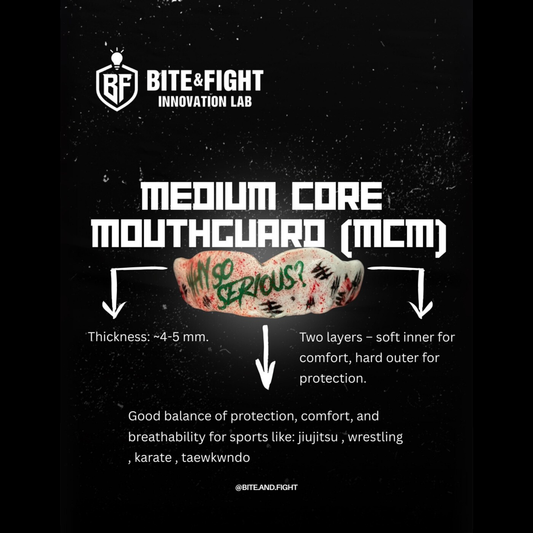 ⚔️ Medium Core Mouthguard (MCM) – By Bite & Fight